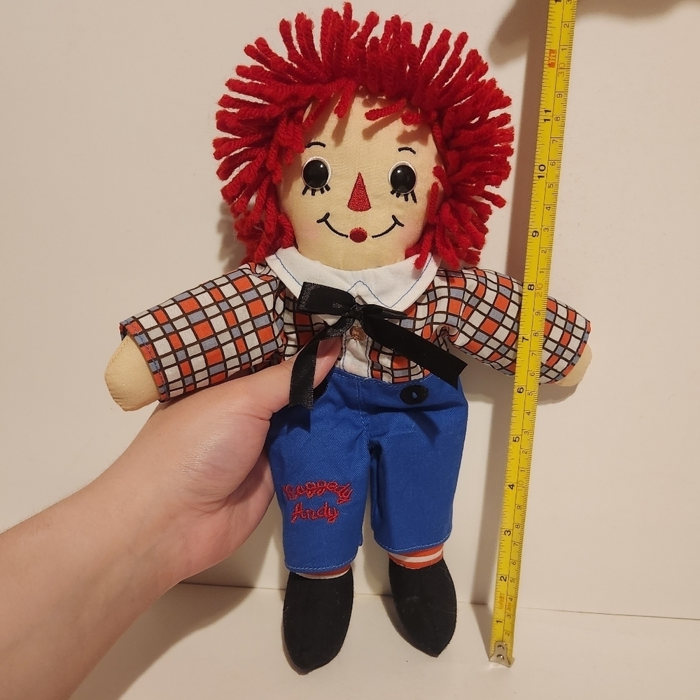 12" Raggedy Andy Rag Doll Plush - Picture 5 of 5